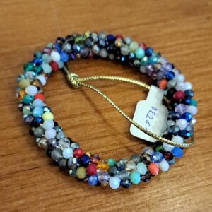 Pulsera de cristales de colores