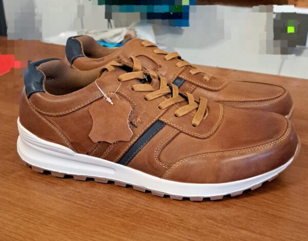 Zapato deportivo de piel
